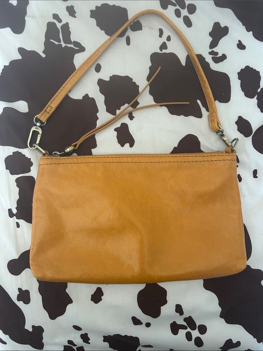 HOBO Convertible Wristlet Clutch in Tan